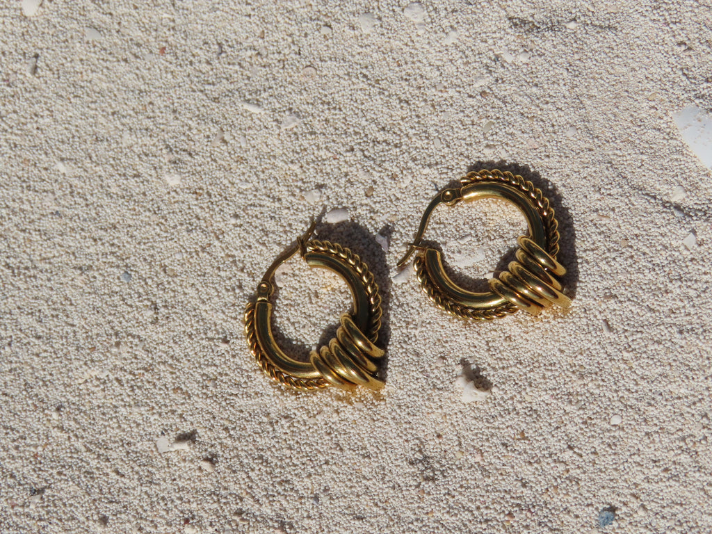 5 Stack Hoop Earrings
