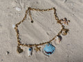Tropical blue necklace