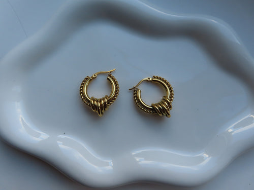 5 Stack Hoop Earrings